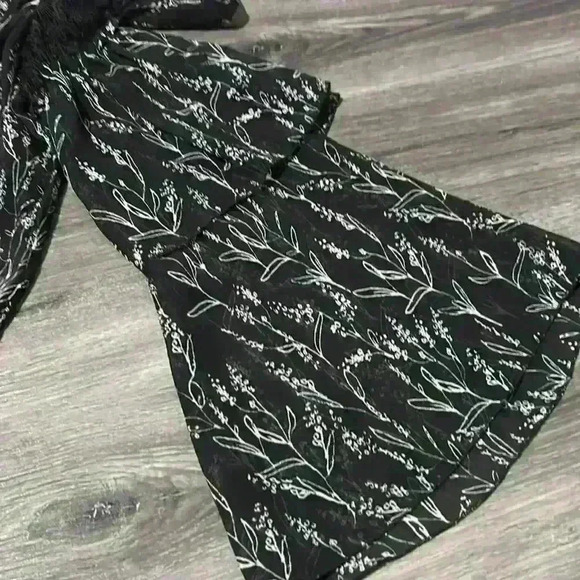 Zara basic puffy ruffle long sleeve top - Picture 4 of 4